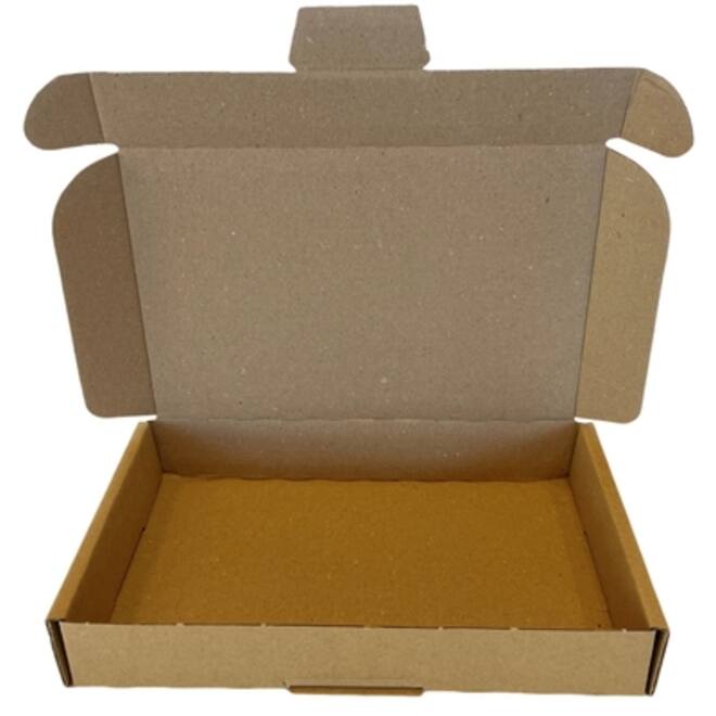 Brievenbusbox IEZZY A5 230x160x26mm karton bruin