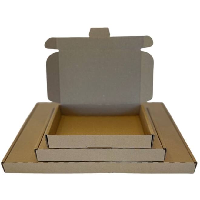 Brievenbusbox IEZZY A5 230x160x26mm karton bruin