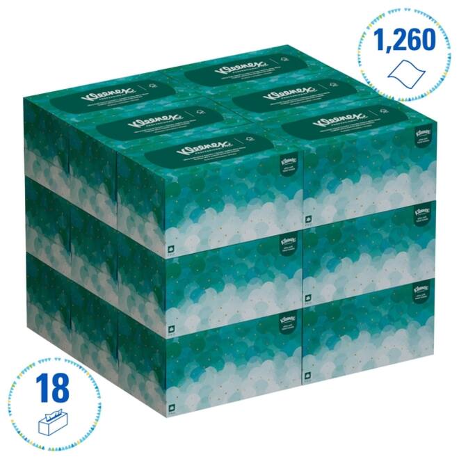 Handdoek Kleenex Ultra Pop-up Box 1-laags 226x254mm 70 vel wit 6088