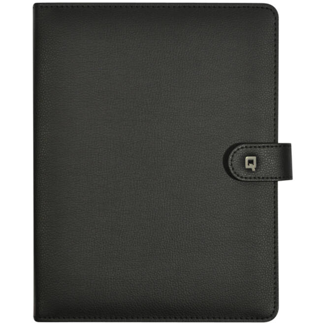 Schrijfmap DESQ voor tablet 7"-10" met sluitclip zwart