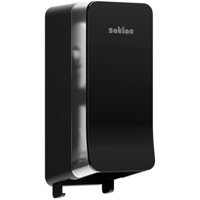 Toiletpapierdispenser Satino JT3 Hyginity systeemrol duo zwart 333423