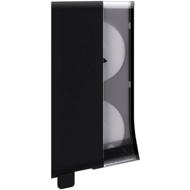 Toiletpapierdispenser Satino JT3 Hyginity systeemrol duo zwart 333423
