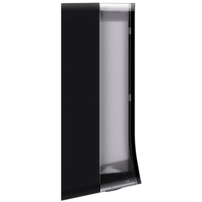 Toiletpapierdispenser Satino BT1 Hyginity gevouwen zwart 333425