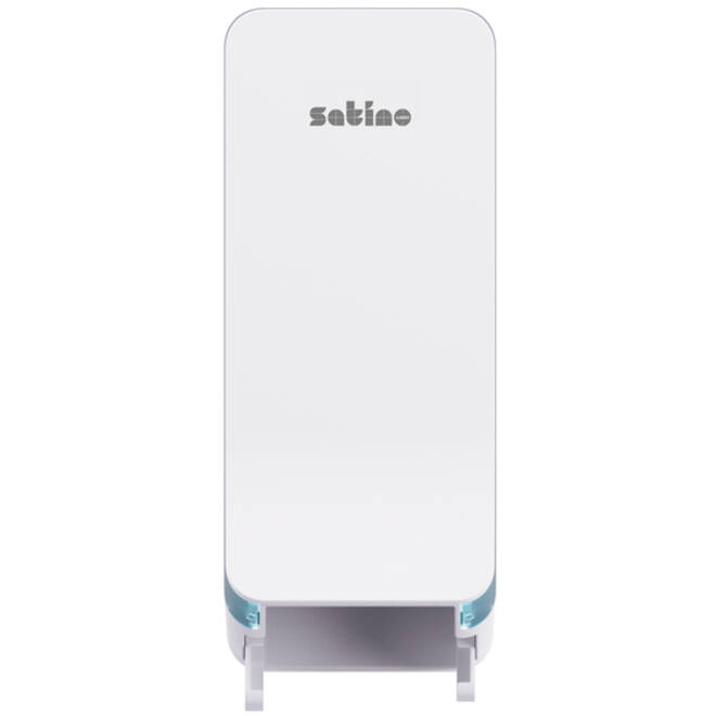 Toiletpapierdispenser Satino JT3 Hyginity systeemrol duo wit 333422