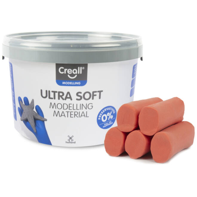 Klei Creall Play-it Ultra Soft helder rood 1100 gram