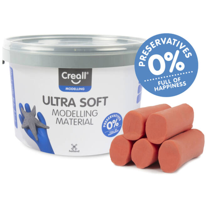 Klei Creall Play-it Ultra Soft helder rood 1100 gram