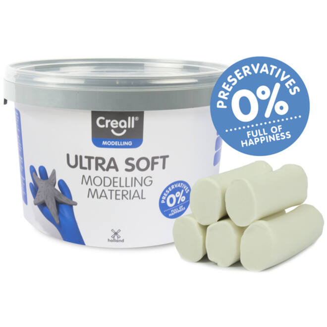 Klei Creall Play-it Ultra Soft helder wit 1100 gram