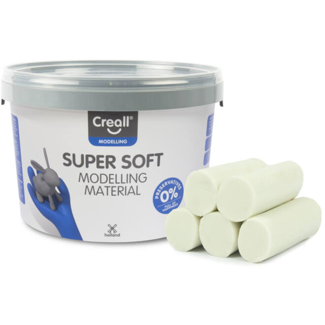 Klei Creall supersoft wit 1750gram