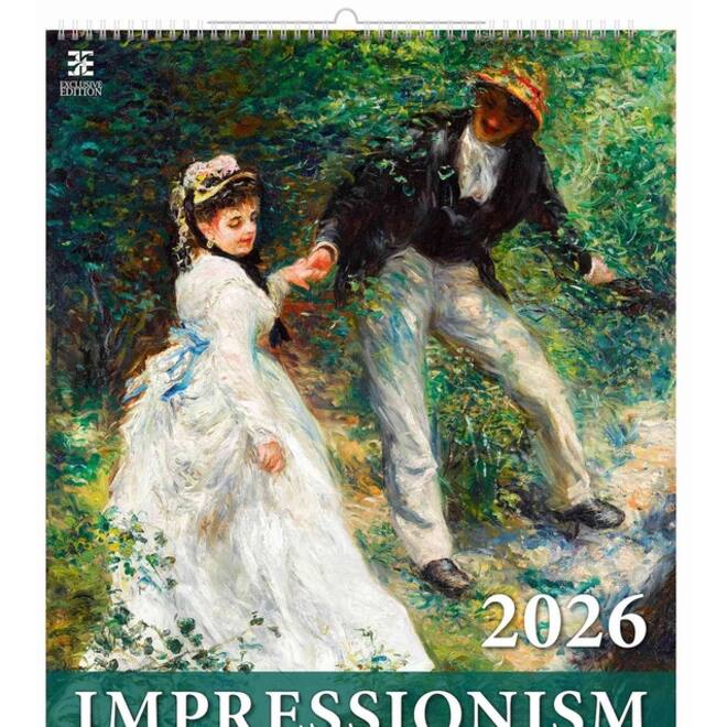 Kalender 2026 Helma 365 Grote Impressionistische Kunstkalender 520x450