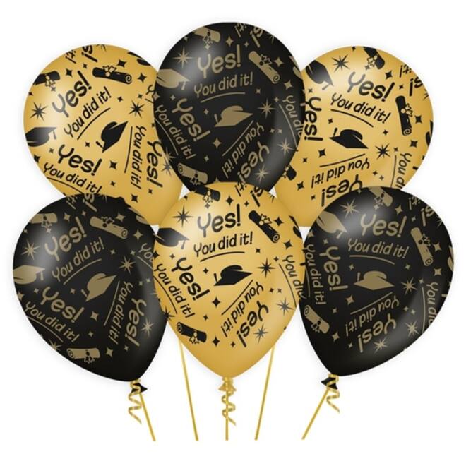 Classy party balloons You did it