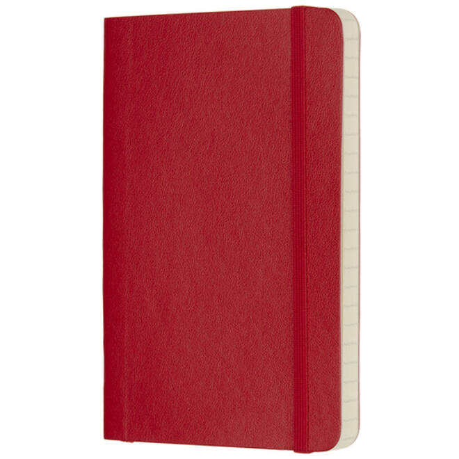 notitieboek A6 Moleskine SC rood