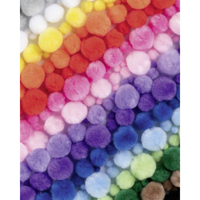Pompons Folia 200 gram assorti