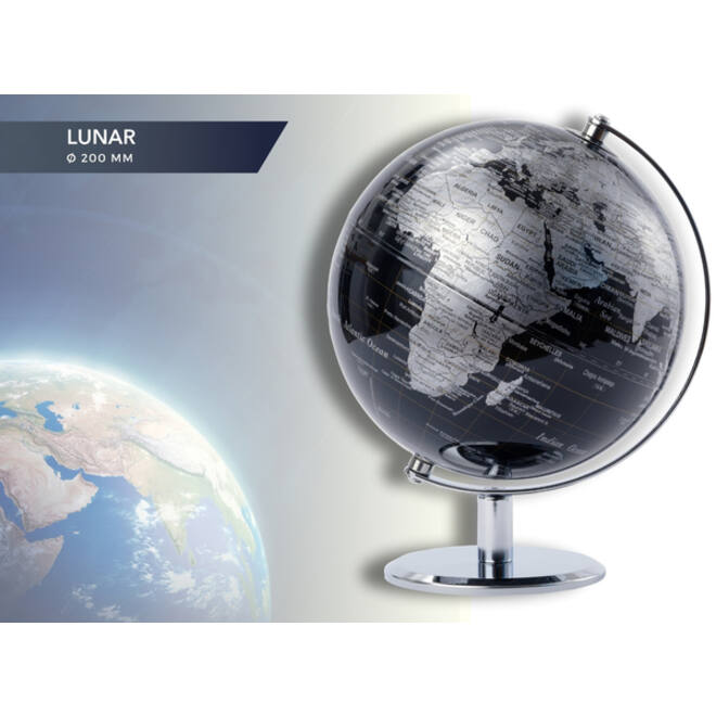 Globe Troika 20cm zwart-zilver