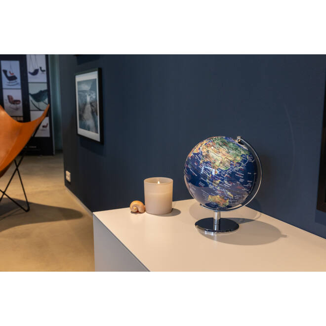 Globe Troika 20cm blauw-groen