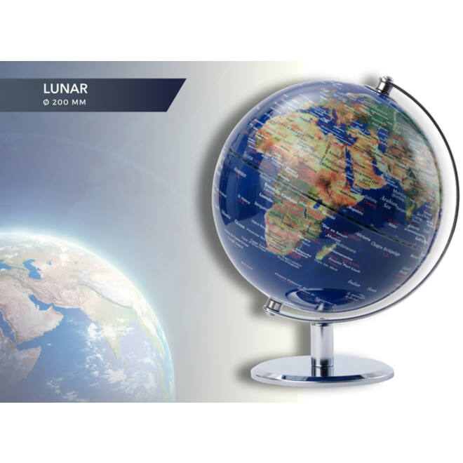 Globe Troika 20cm blauw-groen