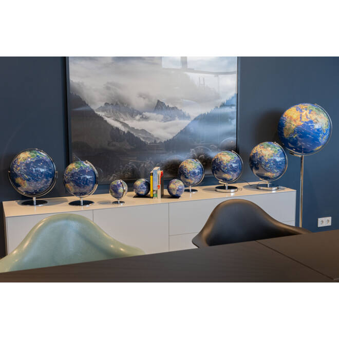 Globe Troika 20cm blauw-groen