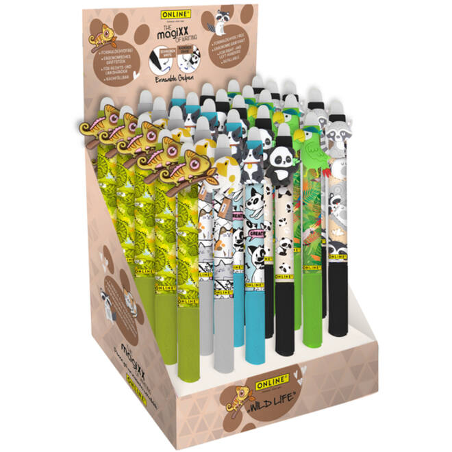 Gelschrijver Online Magixx Fun Wild Life 0.7mm assorti