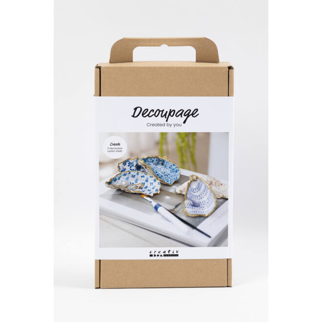Hobbyset Creativ Company decoupage oesterschelpen