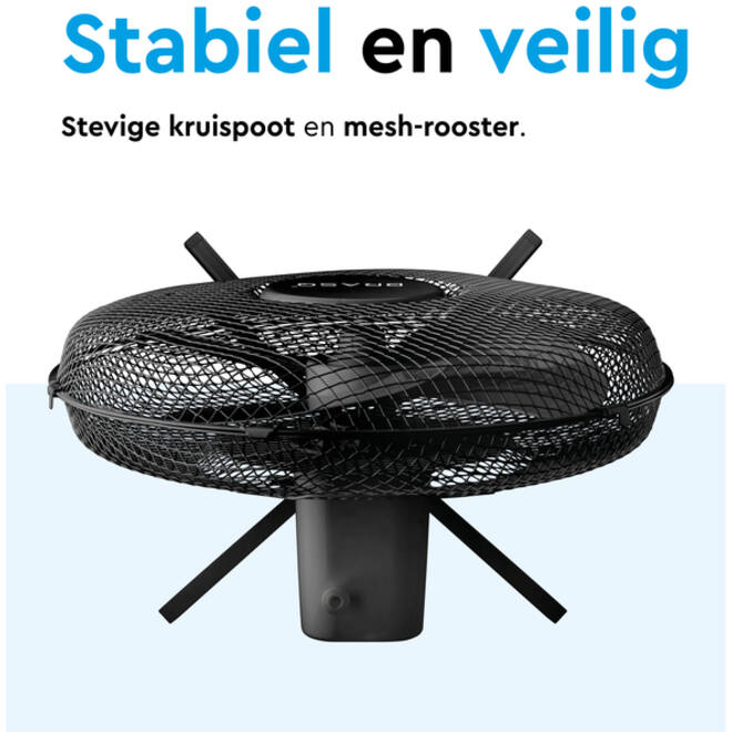 Statiefventilator BRASQ F300 Ø 40cm zwart