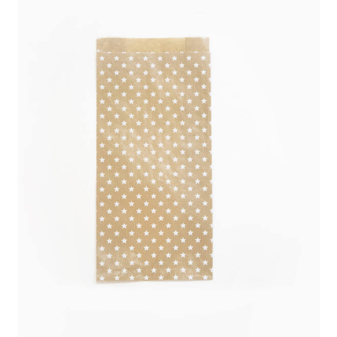 Cadeauzak Clairefontaine16x30x5cm kraft sterren 50 stuks