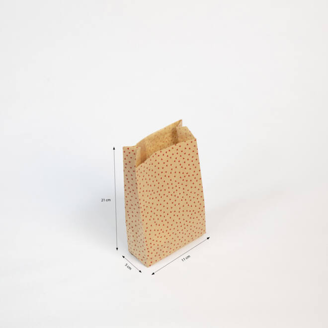 Cadeauzak Clairefontaine 12x24x4.5cm kraft harten 50 stuks
