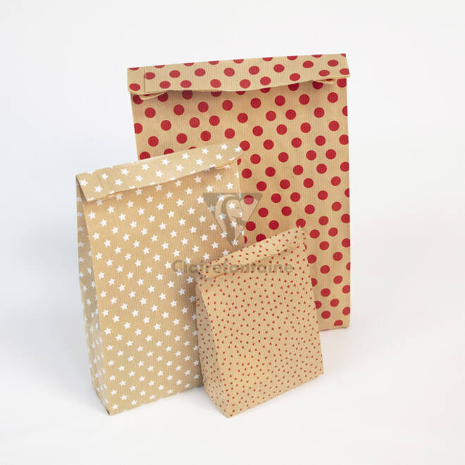 Cadeauzak Clairefontaine 12x24x4.5cm kraft harten 50 stuks