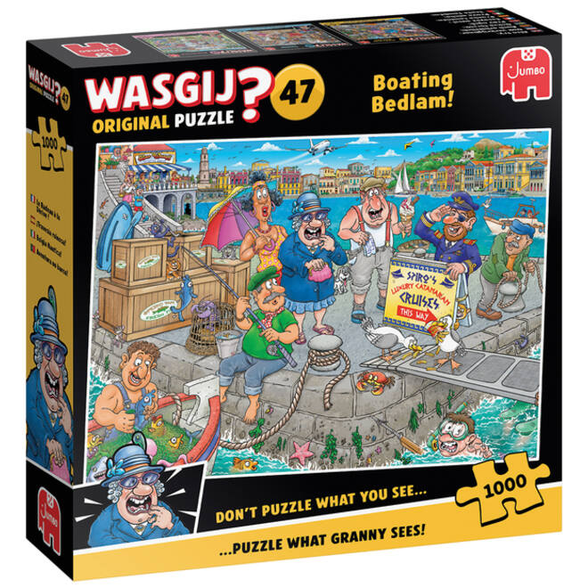 Puzzel Wasgij Original 47 De boot in! 1000st