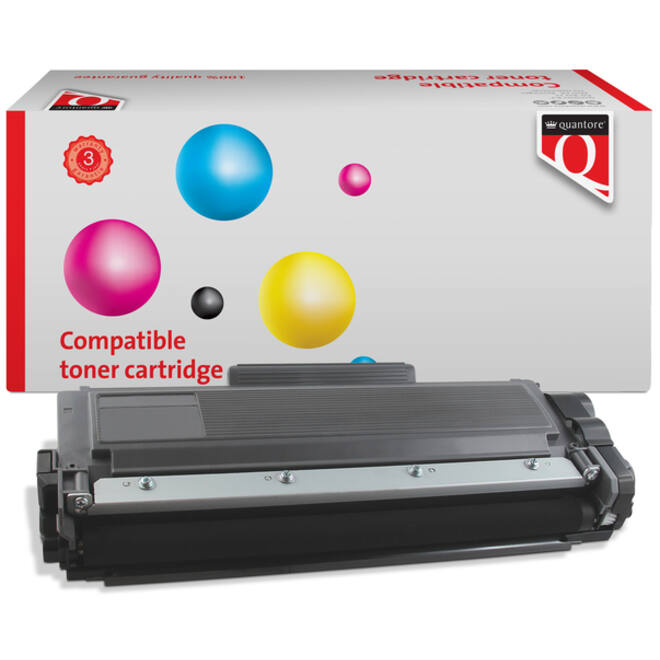 Toner Quantore alternatief tbv brother TN-2320 Zwart jumbo