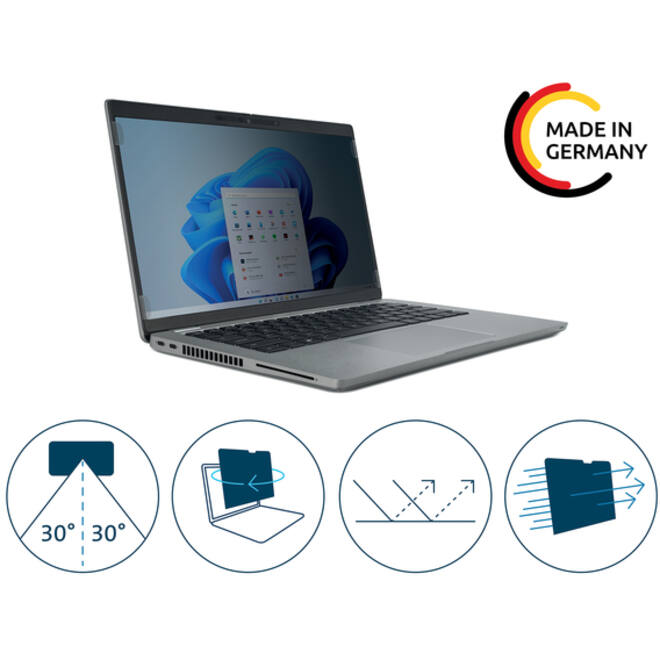 Laptop Privacyfilter 2-Weg 14 inch breed 16:9