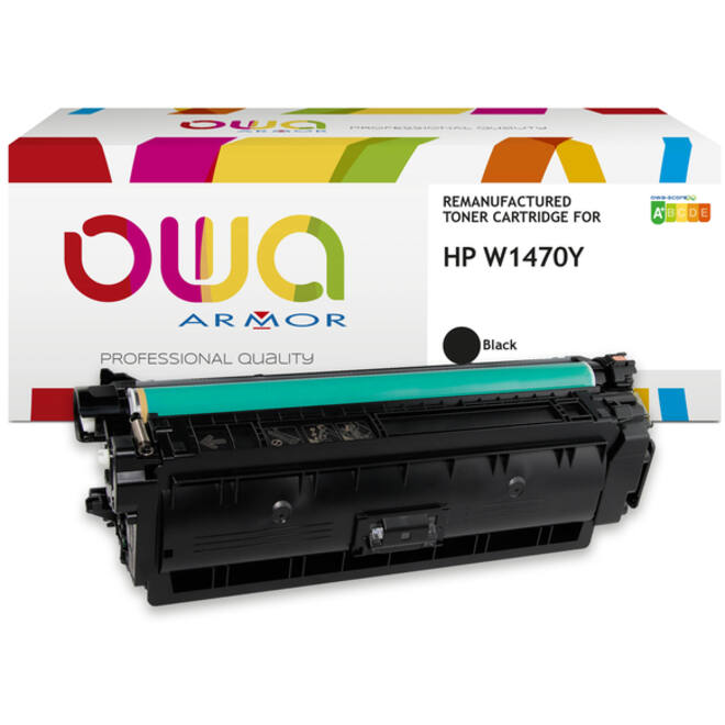 Tonercartridge OWA alternatief tbv HP W1470Y zwart E
