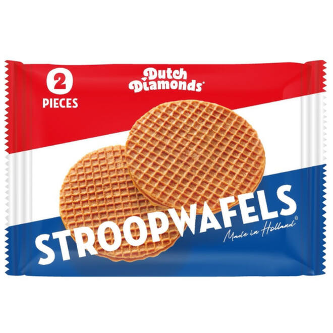 Stroopwafels Dutch Diamonds duopack 80 gram