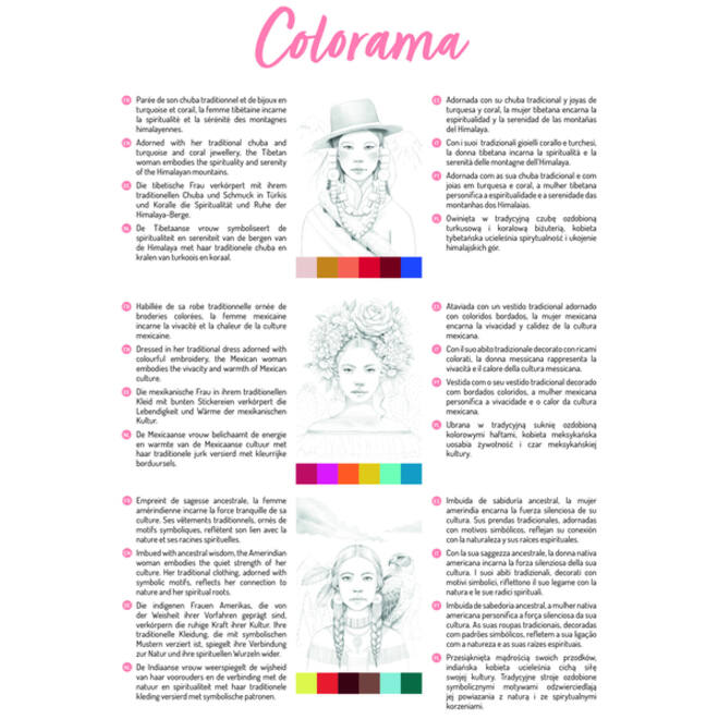 Kleurboek Clairefontaine Odelia A4 Vrouwen