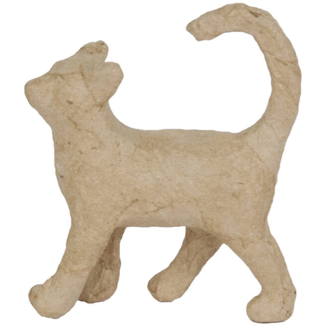 Figuur Décopatch kat rechtopstaand 11x3.5x12cm