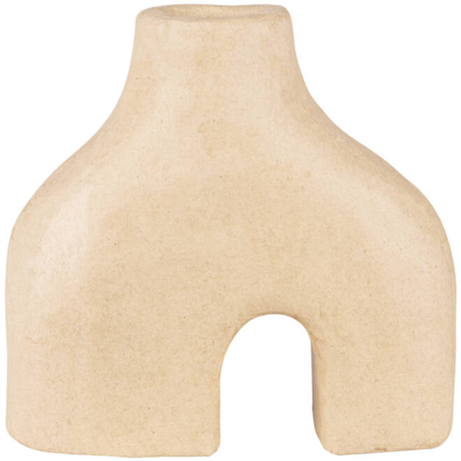 Figuur Décopatch vaas dubbele voet 19x7x18cm