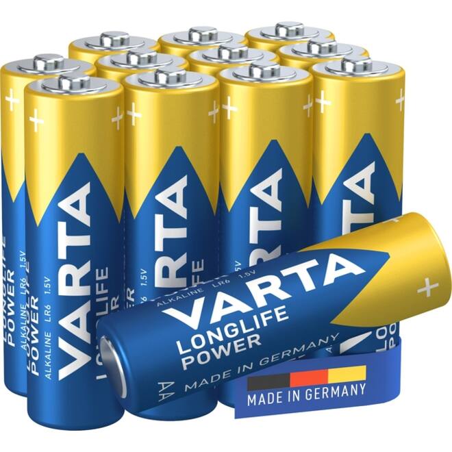 Batterij Varta Longlife Power 12x AA