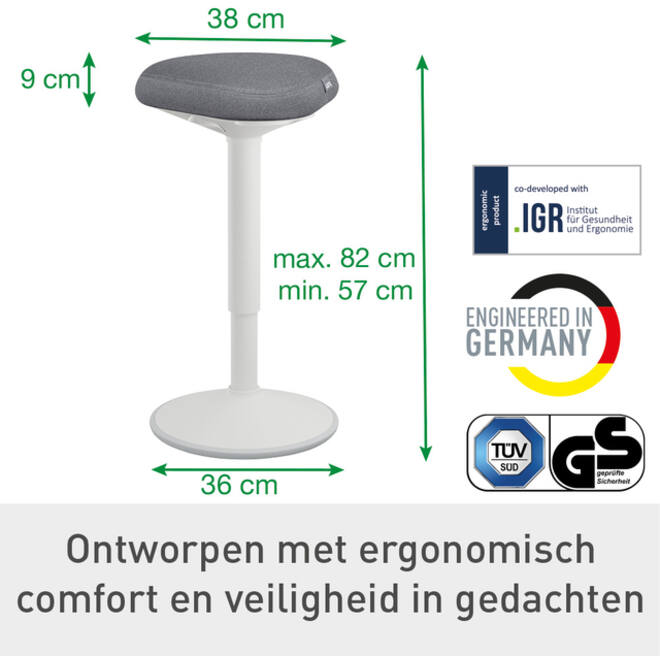Ergo Mobiele thuiswerkplek set Leitz pakket 1