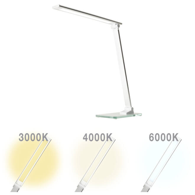 Bureaulamp Unilux Popy led wit