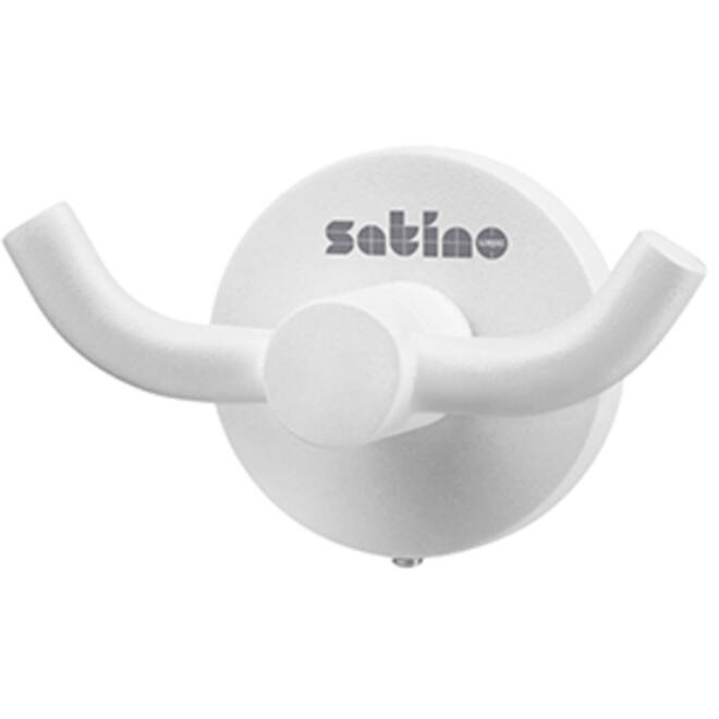 Kledinghaak Satino 2 haaks wit 332180