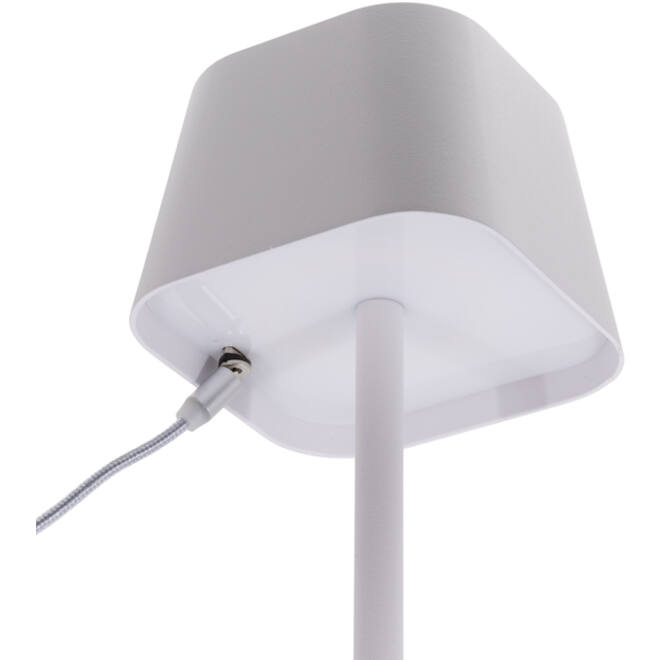Tafellamp Securit Georgina LED oplaadbaar dimbaar wit