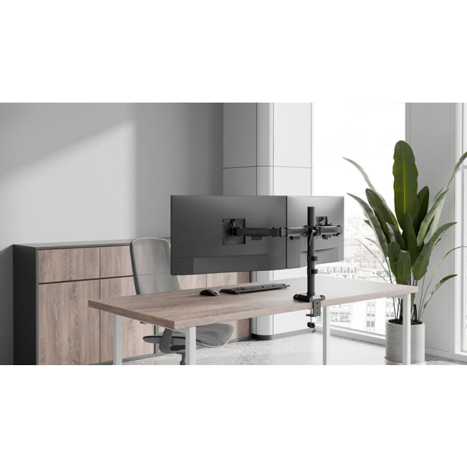 Monitorarm Neomounts NERO 2 schermen DS60 32 inch zw
