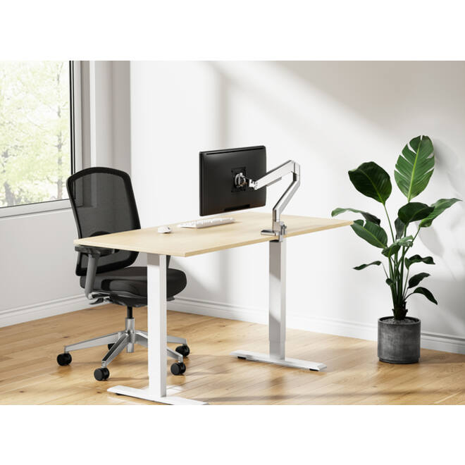 Monitorarm Neomounts NEXT Slim 1 scherm 35 inch zilver