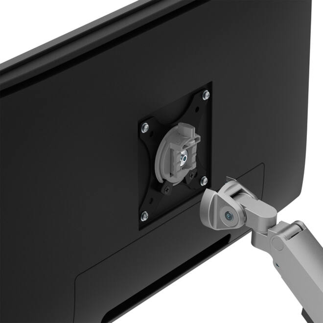 Monitorarm Neomounts NEXT Slim 1 scherm 35 inch zilver