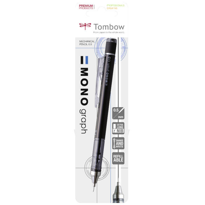 Vulpotlood Tombow MONO graph HB 0.5mm zwart