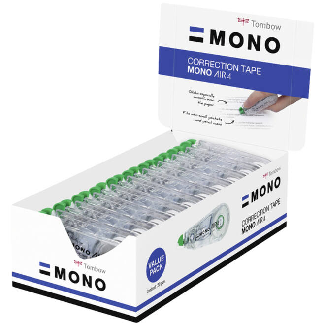 Correctietape Tombow MONO 4.2mmx10m 20 stuks