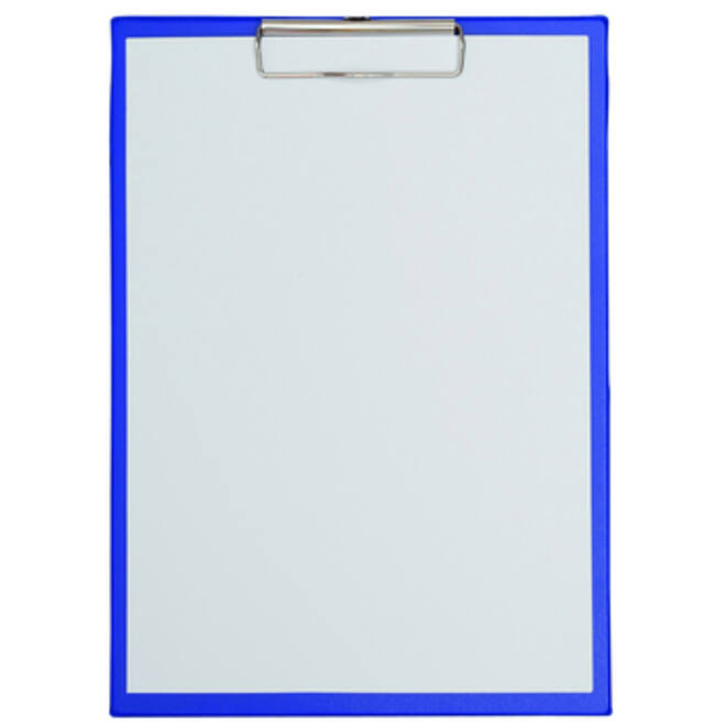 Klembord MAUL A4 staand PVC blauw
