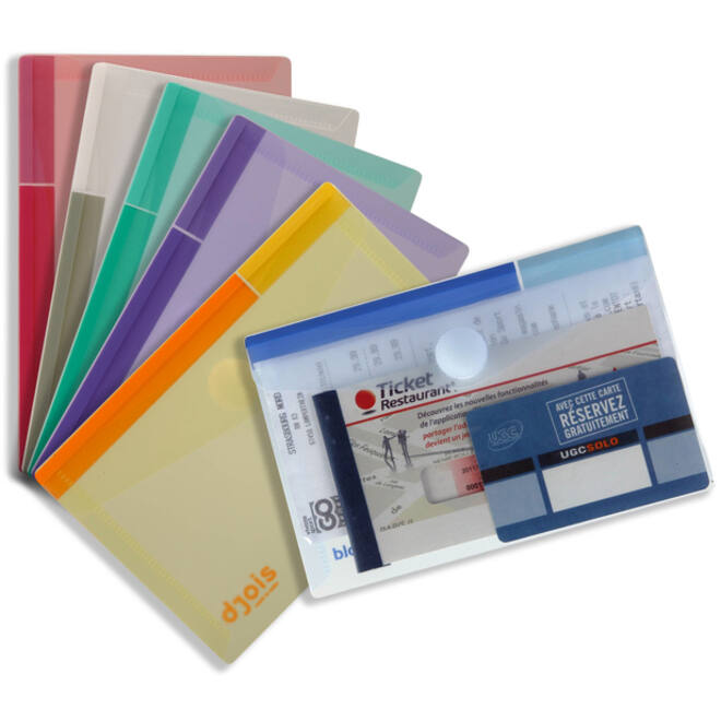 Enveloptas Djois Color Collection A6 horizontaal assorti