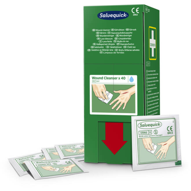 Wondreinigingsdoekjes Salvequick 40 stuks