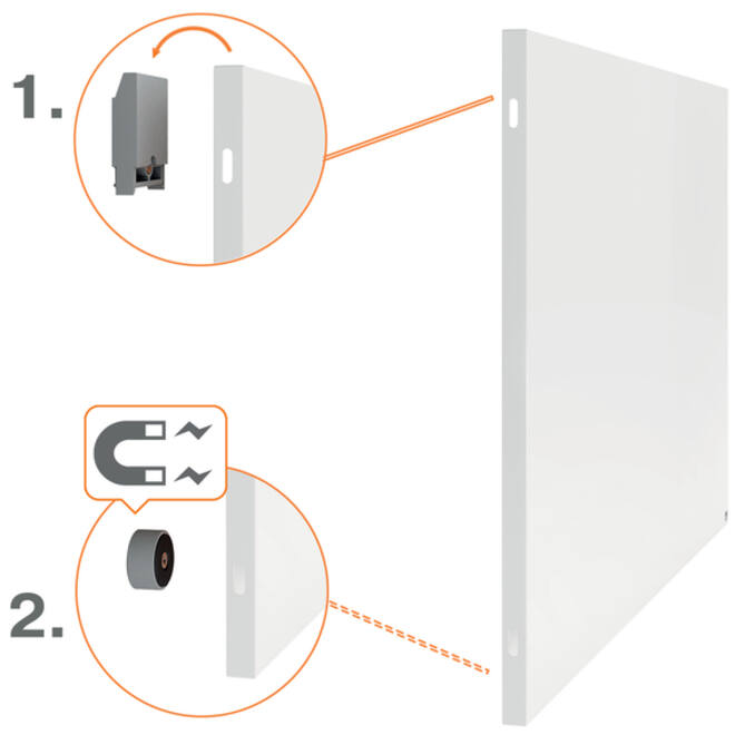 Whiteboard Nobo Infinity randloos 90x120cm