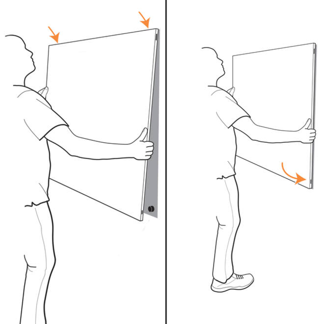 Whiteboard Nobo Infinity randloos 90x120cm