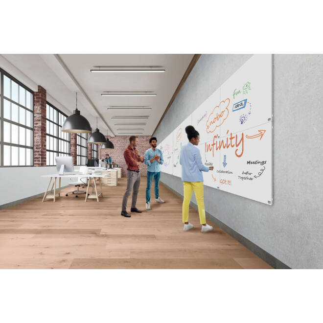 Whiteboard Nobo Infinity randloos 90x120cm
